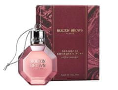 Kúpeľový a sprchový gél Delicious Rhubarb & Rose Festive Bauble (Bath & Shower Gél) 75 ml