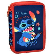 GIM Disney Lilo and Stitch Chillin' filled pencil case, double tier