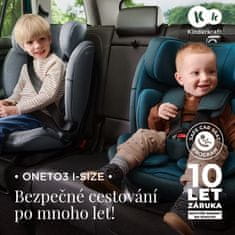 Kinderkraft Autosedačka Oneto3 i-Size 76-150cm + Isofix Harbor blue