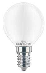 Century CENTURY LED FILAMENT MINI GLOBE SATEN 6W E14 6000K 806Lm 360D 45x80mm IP20 CEN INSH1G-061460