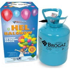 Hélium do balónikov 50 - 13,6l + 50ks balónikov - Brogaz