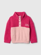 Gap Baby sherpa mikina s logom 2YRS