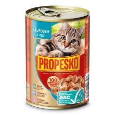 Propesko Cat losos v želé, kúsky 415 g