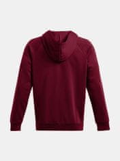 Under Armour Pánska mikina Under Armour UA Rival Fleece FZ Hoodie-RED S