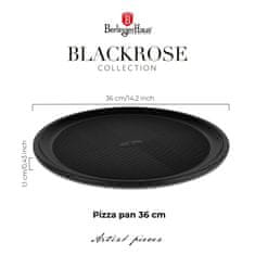 Panvica na pizzu s titánovým povrchom 36 cm Matte Black Collection BH-7928