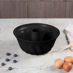 Forma na bábovku s titánovým povrchom 25 cm Matte Black Collection BH-8629