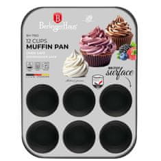 Forma na muffiny 12 ks Matte Black Collection BH-7950