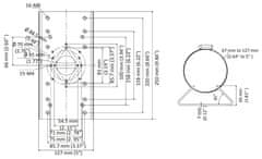 Hikvision držiak pre kameru DS-1275ZJ-SUS/ HiLook B1xxHA-LU/ D1xxHA-LU/ T2xxHA-LU/ T2xxHA-LUF