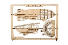 UGEARS 3D puzzle Zeppelin 2.5D Puzzle