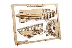 UGEARS 3D puzzle Zeppelin 2.5D Puzzle