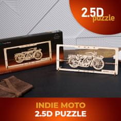 UGEARS 3D puzzle Indie Moto 2.5D Puzzle