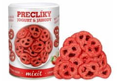 Mixit Praclíky v jogurtovej čokoláde s jahodami 250g