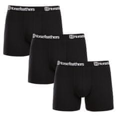 Horsefeathers 3PACK pánske boxerky čierne (AM067A) - veľkosť XL