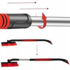 Xtrobb  24821 Škrabka do auta na ľad so metličkou teleskopická, 80 - 95 cm