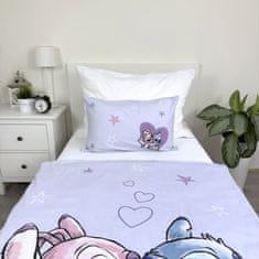 Jerry Fabrics Obliečky do postieľky Lilo and Stitch Purple baby 100x135, 40x60 cm