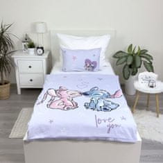 Jerry Fabrics Obliečky do postieľky Lilo and Stitch Purple baby 100x135, 40x60 cm