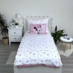 Jerry Fabrics Disney obliečky do postieľky Minnie Powder pink baby 100x135, 40x60 cm