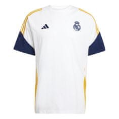 Adidas Tričko REAL MADRID Tee white Velikost: L