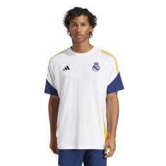 Adidas Tričko REAL MADRID Tee white Velikost: L