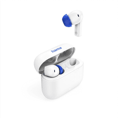 HAMA Bluetooth slúchadlá Passion Clear II, štuple, ANC, aplikácia, biela