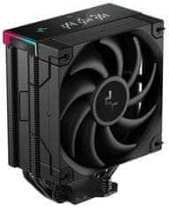 DEEPCOOL chladič AK400 Digital Pro / 120mm fan / 4x heatpipes / PWM / pre Intel aj AMD / čierny / dig.disp. viac hodnôt