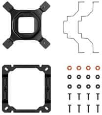 DEEPCOOL chladič AK400 Digital Pro / 120mm fan / 4x heatpipes / PWM / pre Intel aj AMD / čierny / dig.disp. viac hodnôt