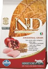 N&D Krmivo Cat Ancestral Grain Chicken & Pomegranate 0,3kg