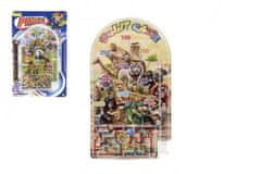 Teddies Pinball ZOO hlavolam plast 9x16cm 2 druhy