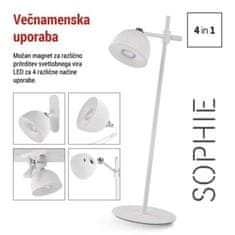 EMOS LED stolná lampa SOPHIE, dobíjacia, biela