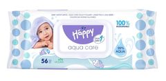 BELLA HAPPY BABY Obrúsky čistiace 56 ks Aqua care