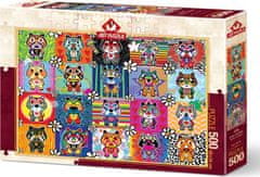 Art puzzle Puzzle Tantan a Momo 500 dielikov