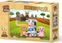 Art puzzle Drevené puzzle Farma 50 dielikov