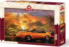 Art puzzle Puzzle Žlté Porsche 1500 dielikov