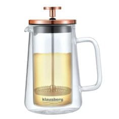 shumee TEPLOTNÝ PIESTOVÝ NÁDRŽ NA KÁVO/ČAJ 350ml KLAUSBERG KB-7723