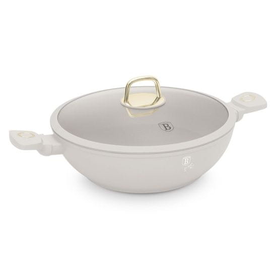 shumee TITÁNOVÝ WOK S POKROKOM 30cm BERLINGER HAUS BH-8065 SAHARA