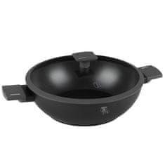 shumee TITÁNOVÝ WOK S POKROKOM 30cm BERLINGER HAUS BH-8125 ANTRACITE