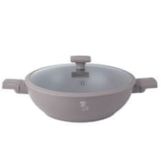 shumee TITÁNOVÝ WOK S POKROKOM 30 cm BERLINGER HAUS BH-8095 TAUPE