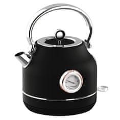 shumee Elektrická kanvica 1,7L S TEPLOMEROM BERLINGER HAUS BH-9513 BLACK ROSE