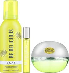 DKNY Be Delicious - EDP 100 ml + sprchová pěna 150 ml + EDP 15 ml