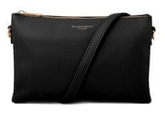 FLORA & CO Dámska crossbody kabelka 2388 Noir