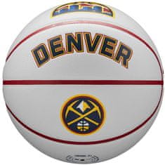 Wilson Lopty basketball biela 7 Nba Team City Collector Denver Nuggets Ball