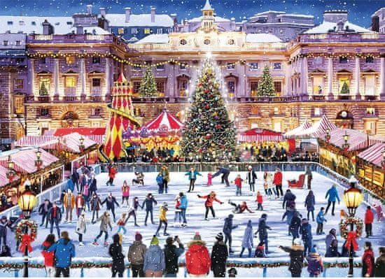 Gibsons Puzzle Korčuľovanie pri Somerset House 1000 dielikov