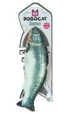 Hračka mačka Robocat Fish losos madnip, USB 30cm