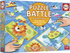 EDUCA Puzzle bitka Zvieratká 16x9 dielikov