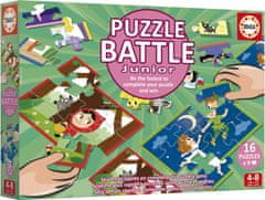 EDUCA Puzzle bitka Rozprávky 16x9 dielikov