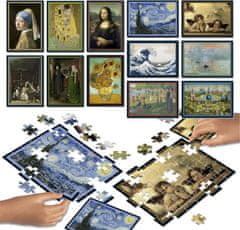 EDUCA Puzzle bitka Umenie 12x42 dielikov