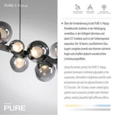 PAUL NEUHAUS PAUL NEUHAUS LED závesné svietidlo PURE E-Popup šedá elektrické 2700-5000K PN 2557-15