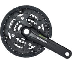 Shimano kľučky Alivio FC-T4010 3x9 44/32/22z 170mm čierne servisné balenie