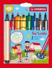 Fixa STABILO Trio Scribbi sada 8 ks v pouzdru