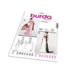 Burda Strih Burda 2493 - Empírové šaty, šál